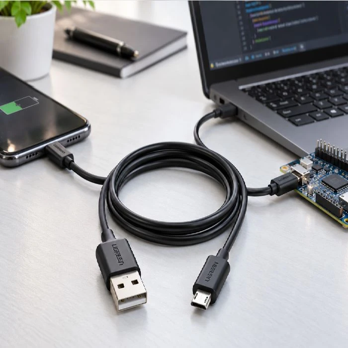 USB Kabel Micro za polnjenje in programiranje UGREEN 1m